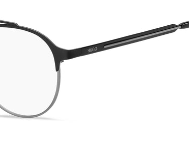 Premium Men Hugo Eyeglasses: HG 1156 - Matte Black Dark Ruthenium - SpecSMART Eye Clinic (Zoom View)